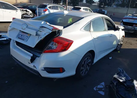 2018 Honda Civic Ex from USA, damaged, VIN 2HGFC2F73JH543889